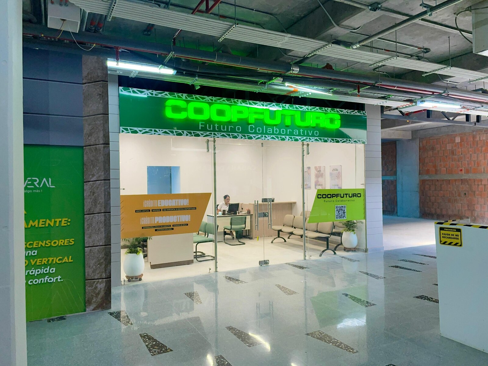 Local de CoopFuturo en funcionamiento