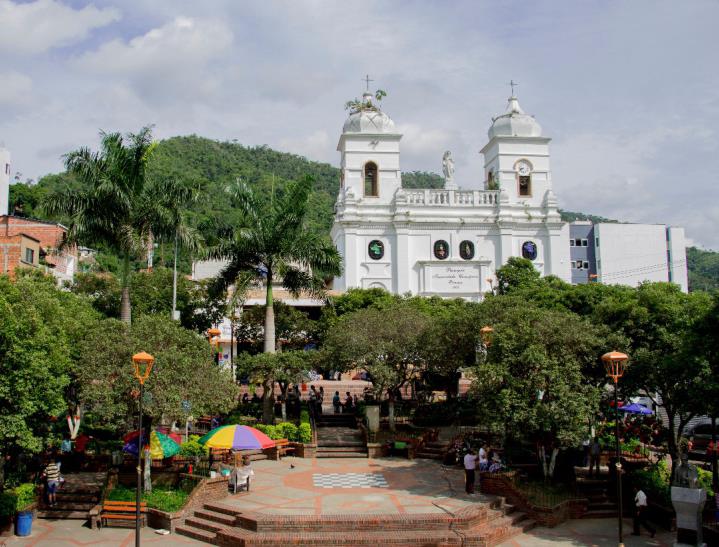 Panorámica del municipio de Rionegro Santander
