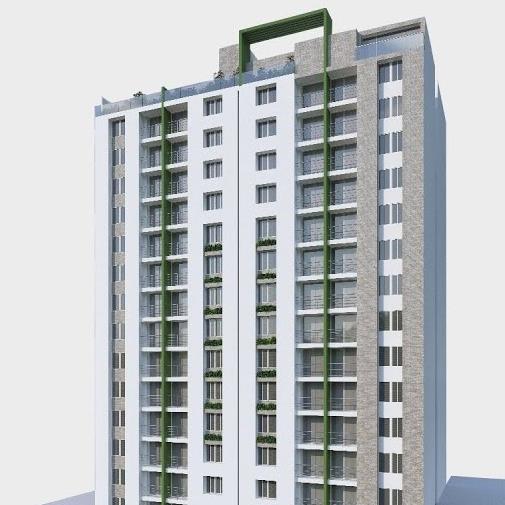 Fachada de la Torre 2 de Central Park Condominio